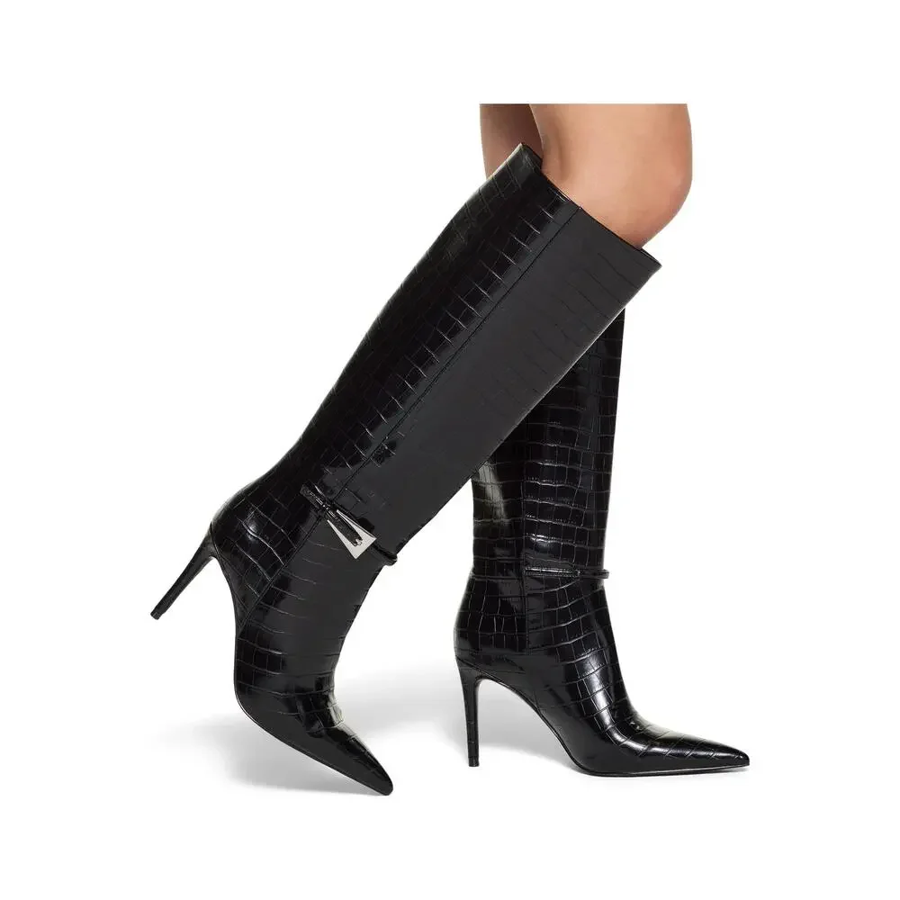 Aldo Tiffany Women's Stiletto Black Boots Size 8.5 MSRP $140